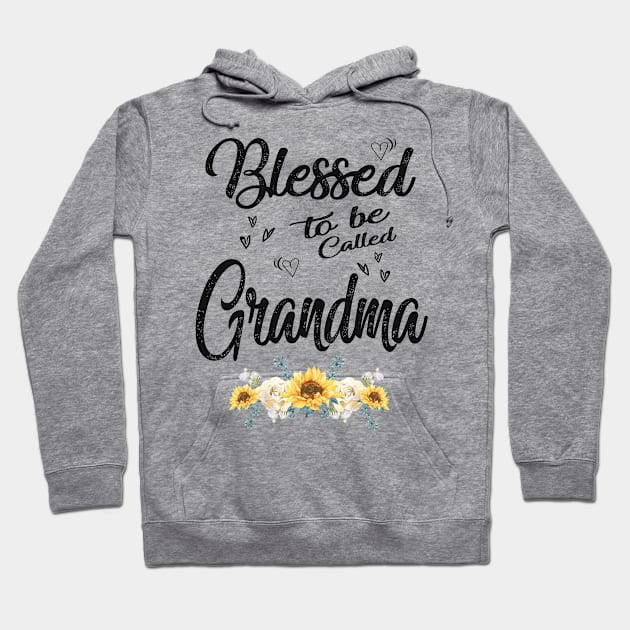 grandma blessed to be called grandma Hoodie by Bagshaw Gravity